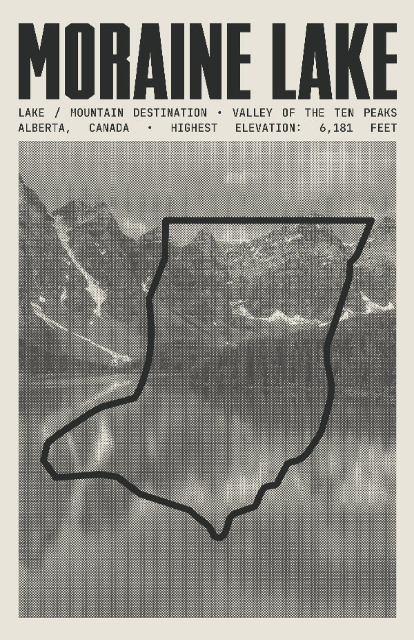 Moraine Lake Poster