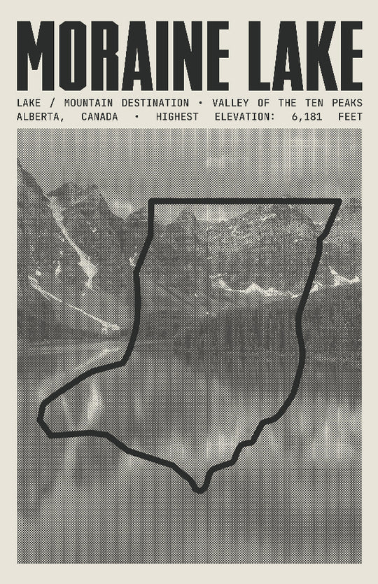 Moraine Lake Poster