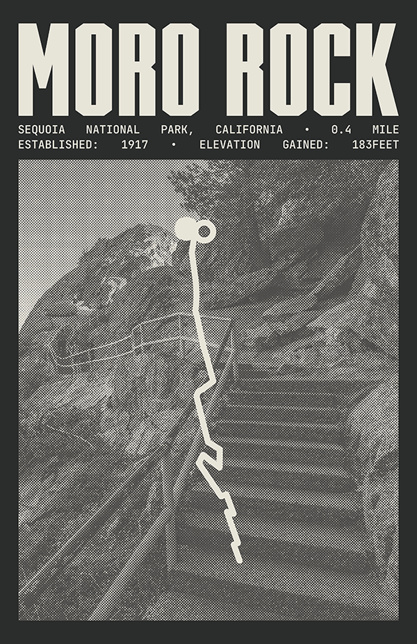 Moro Rock Poster | Sequoia National Park Prints
