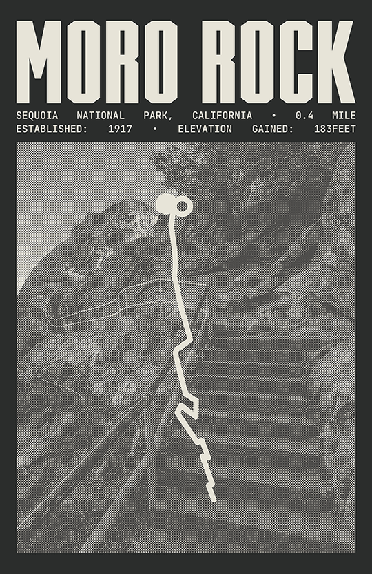 Moro Rock Poster | Sequoia National Park Prints