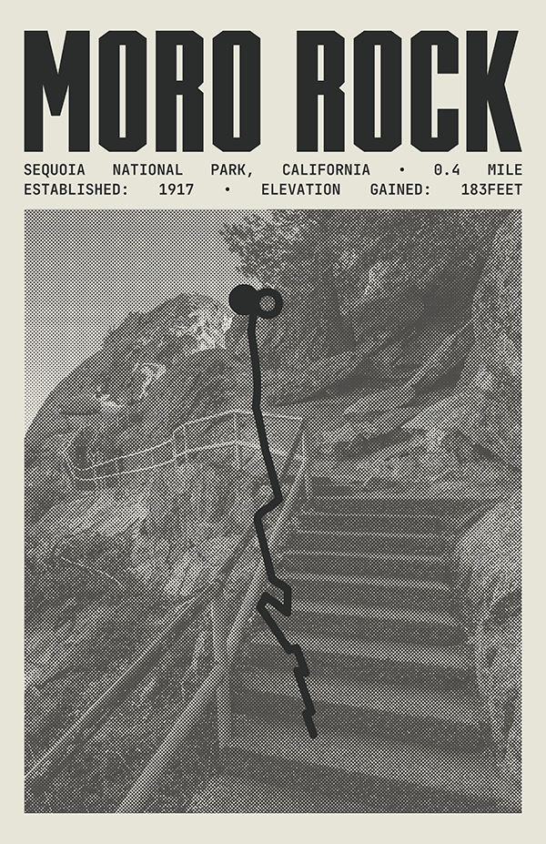 Moro Rock Poster | Sequoia National Park Prints