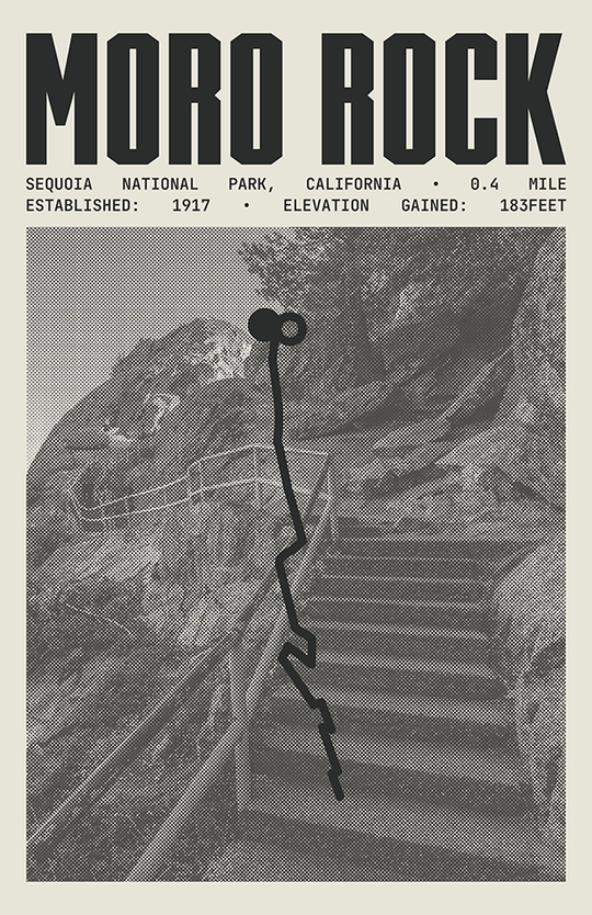 Moro Rock Poster | Sequoia National Park Prints