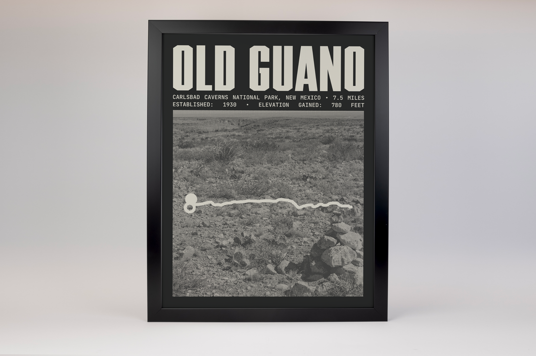 Old Guano Trail Poster | Carlsbad Caverns National Park Prints