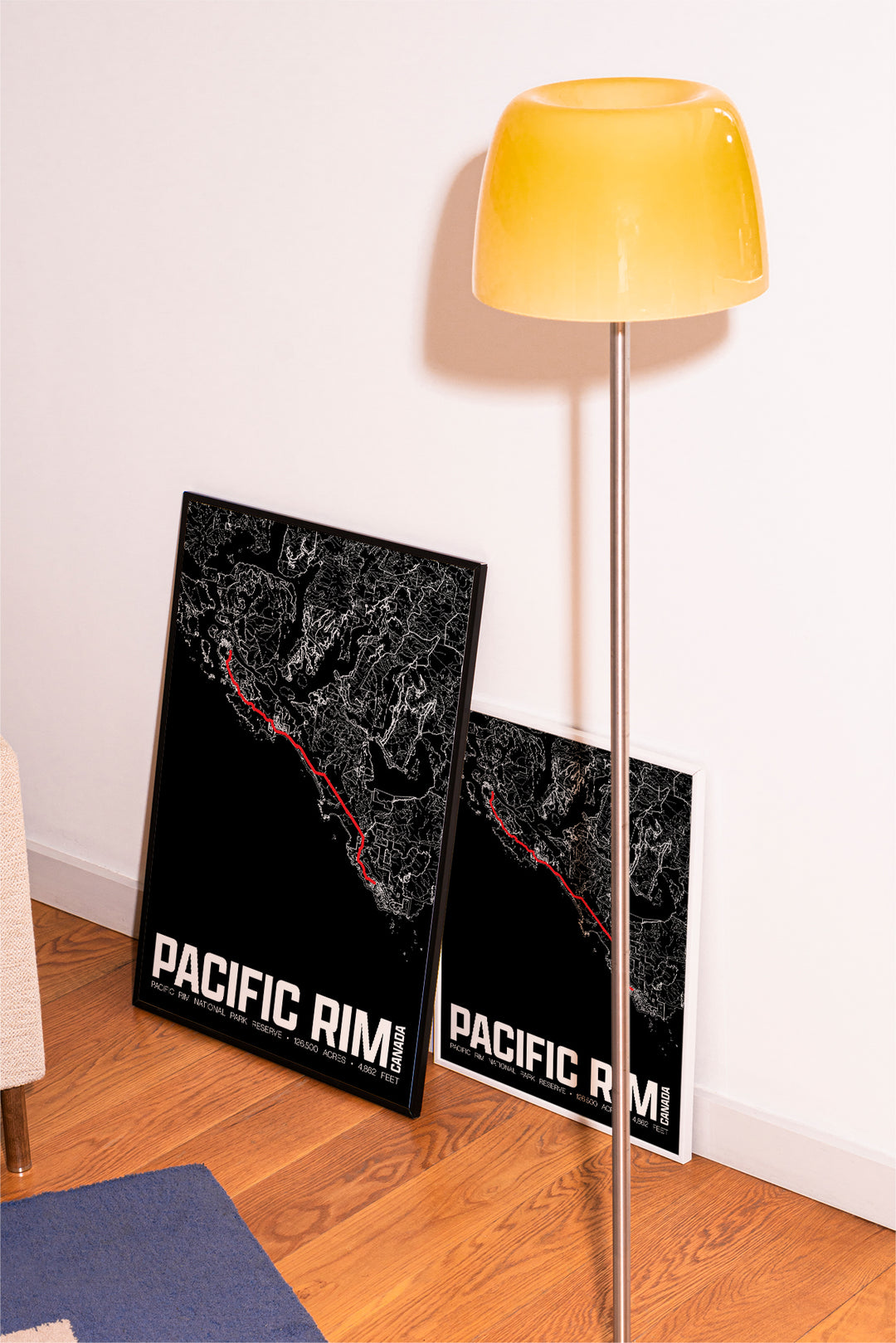 Pacific Rim National Park Reserve – Perimeter Map Print