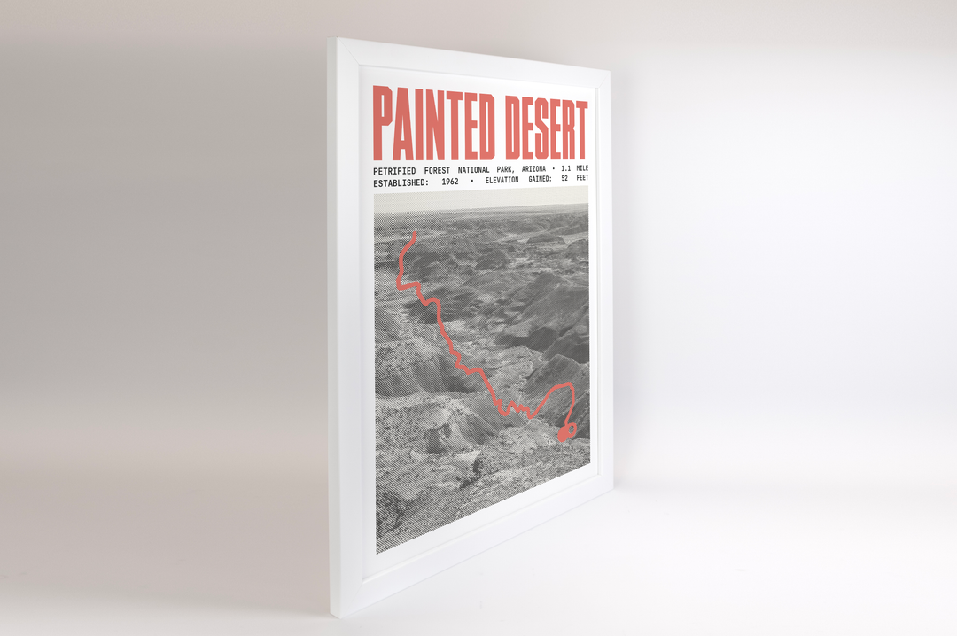 Painted Desert Rim Trail Poster | Petrified Forest National Park Prints