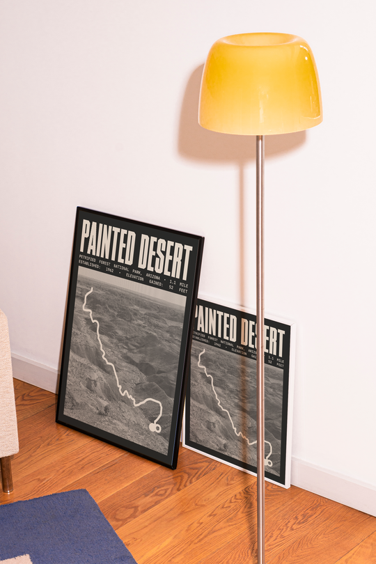 Painted Desert Rim Trail Poster | Petrified Forest National Park Prints