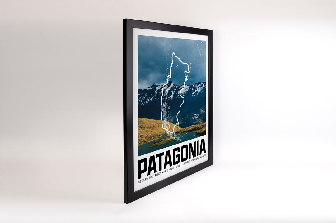 Patagonia – Perimeter Map Print