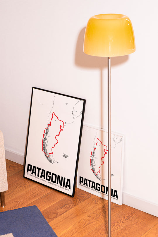 Patagonia – Perimeter Map Print