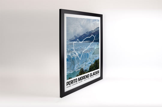 Perito Moreno Glacier – Perimeter Map Print