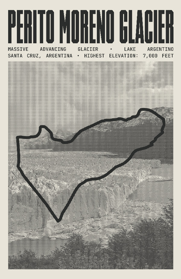 Perito Moreno Glacier Poster | Los Glaciares National Park
