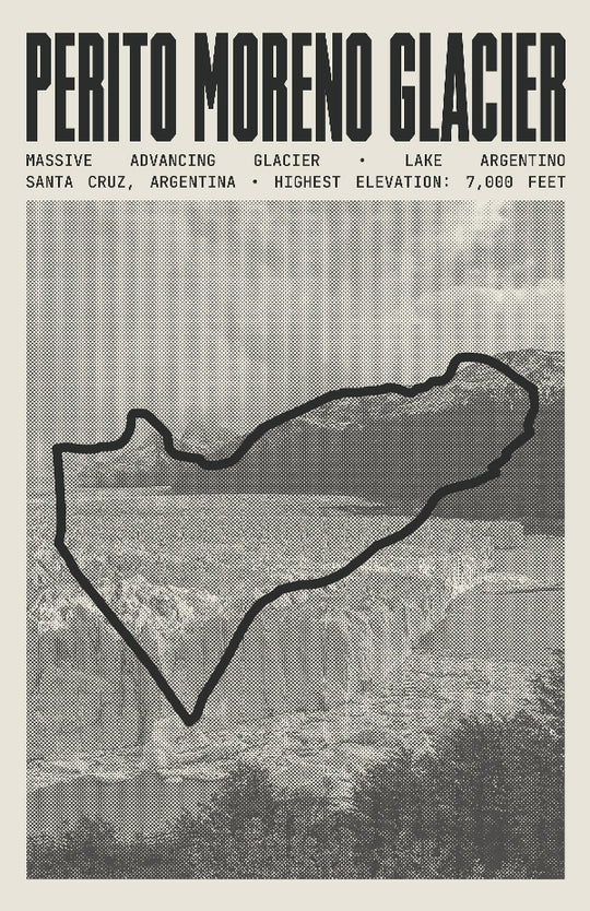Perito Moreno Glacier Poster | Los Glaciares National Park