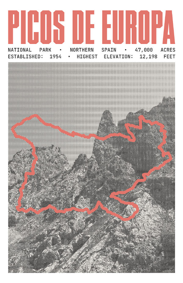 Picos de Europa National Park Poster