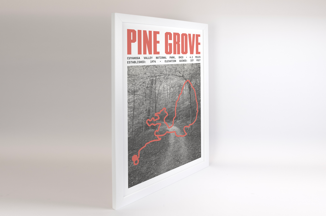 Pine Grove Trail Poster | Cuyahoga Valley National Park Prints