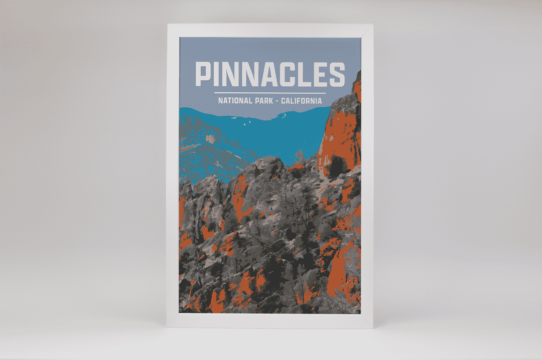 Pinnacles National Park Print | Vintage Style