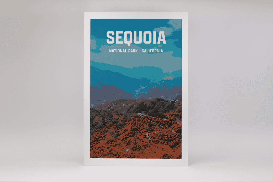 Sequoia National Park Print | Vintage Style