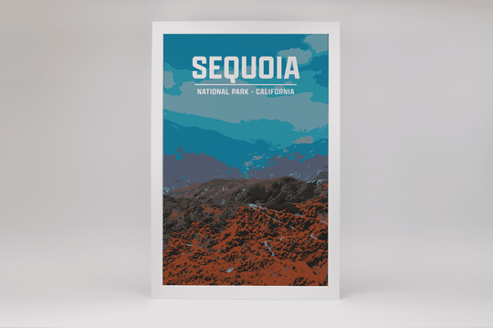 Sequoia National Park Print | Vintage Style