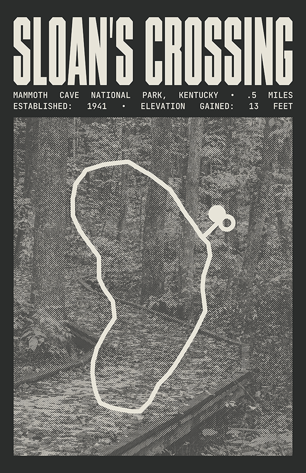 Sloan's Crossing Pond Trail Poster | Mammoth Cave National Park Prints