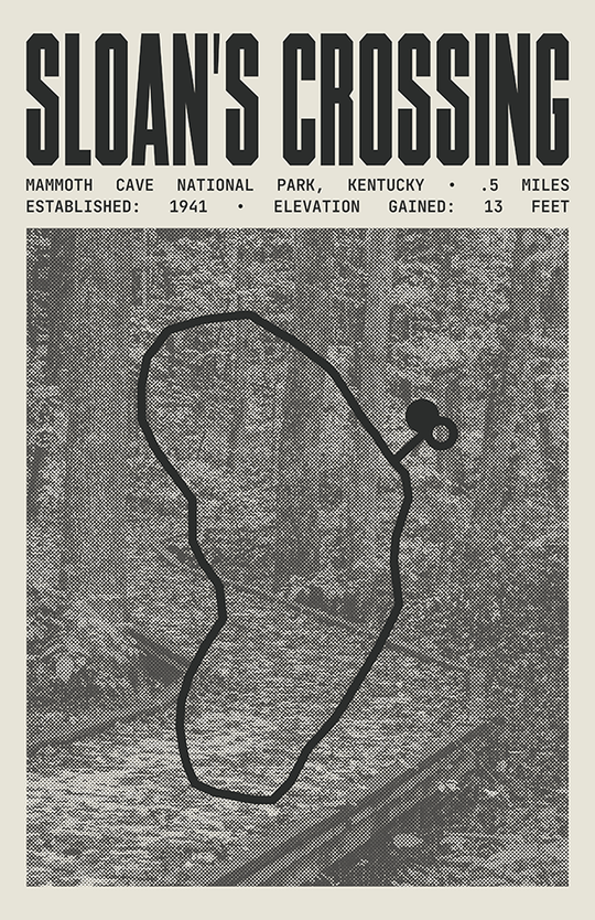 Sloan's Crossing Pond Trail Poster | Mammoth Cave National Park Prints