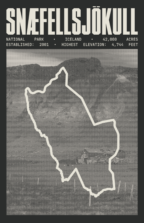 Snæfellsjökull National Park Poster