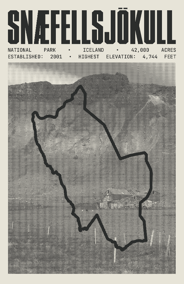 Snæfellsjökull National Park Poster