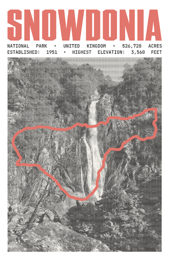 Snowdonia National Park Poster