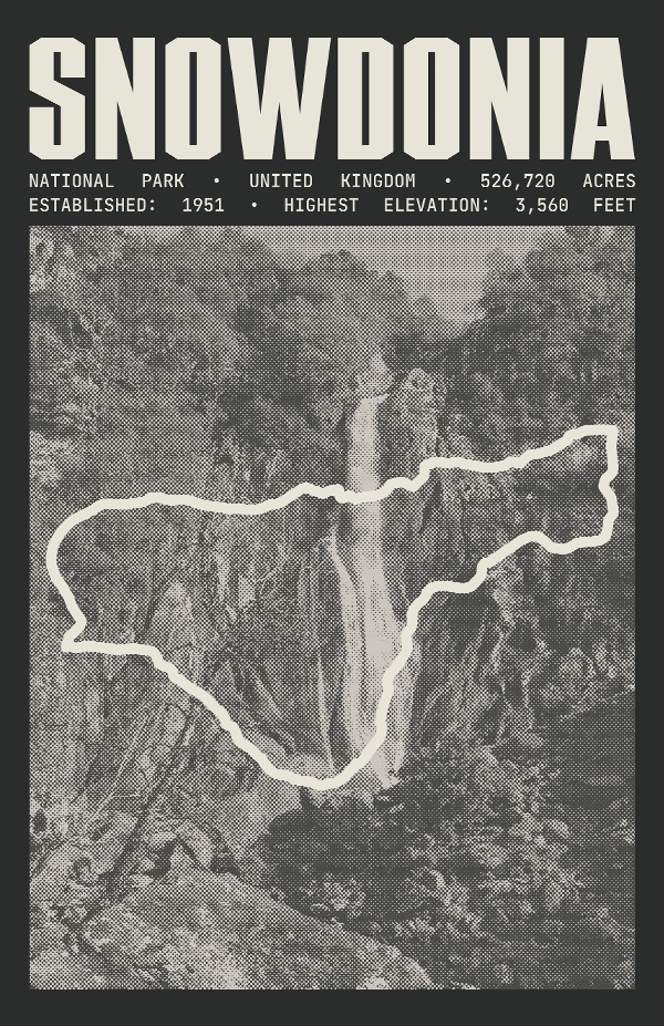 Snowdonia National Park Poster