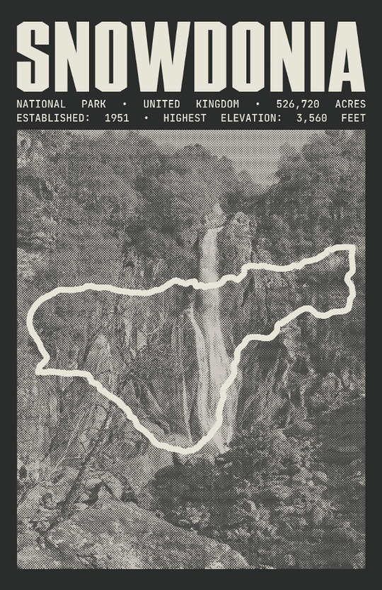 Snowdonia National Park Poster