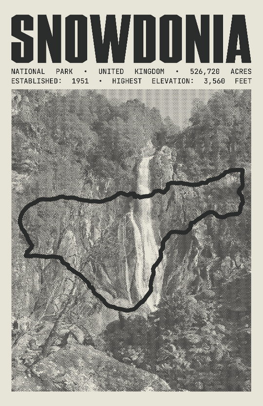 Snowdonia National Park Poster