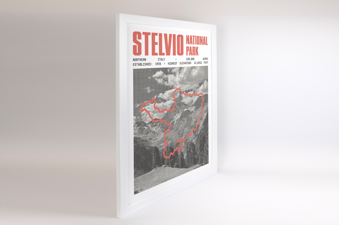 Stelvio National Park Poster