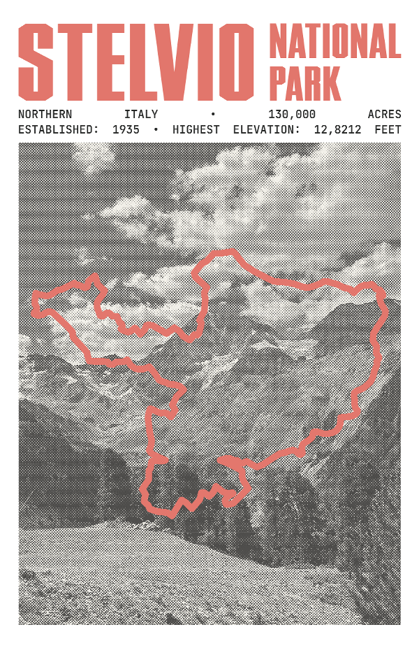 Stelvio National Park Poster