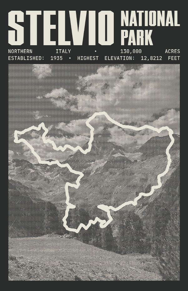 Stelvio National Park Poster