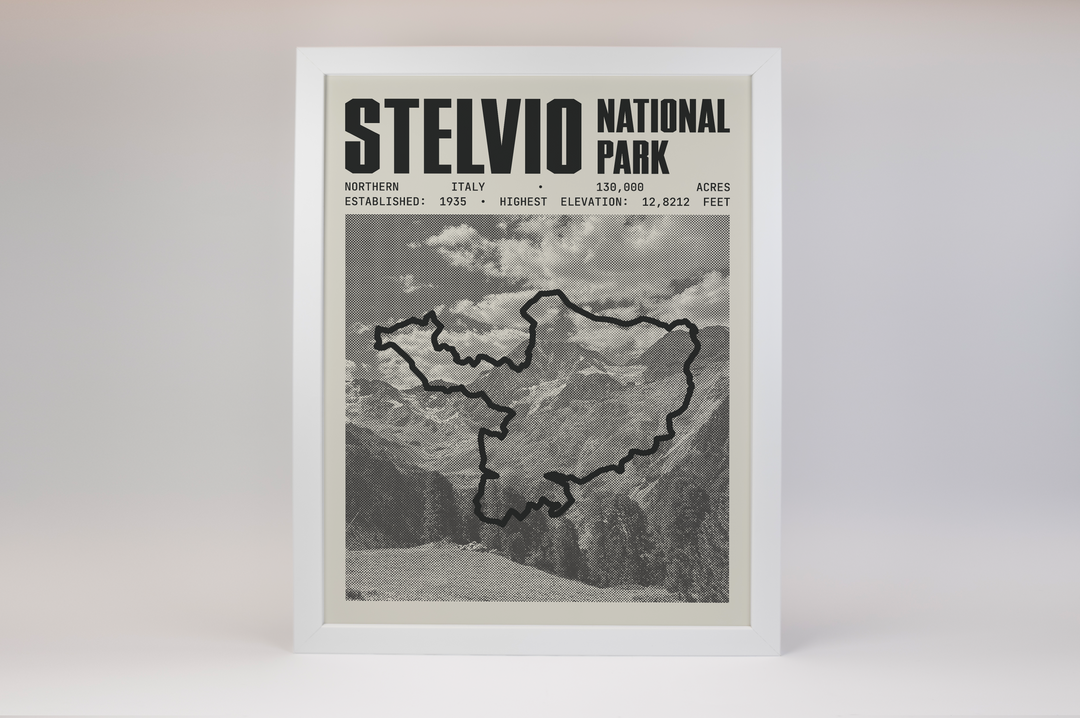 Stelvio National Park Poster