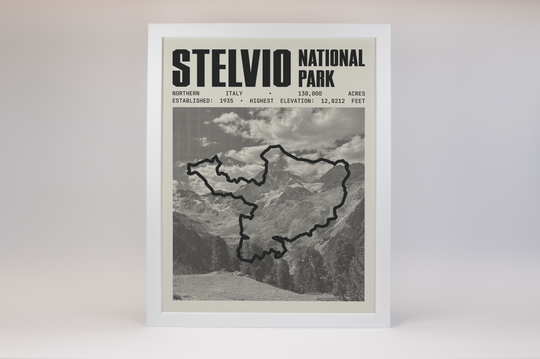 Stelvio National Park Poster
