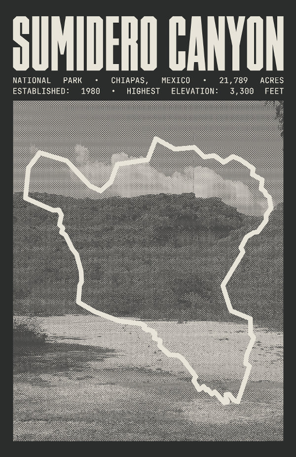Sumidero Canyon National Park Poster