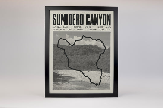 Sumidero Canyon National Park Poster