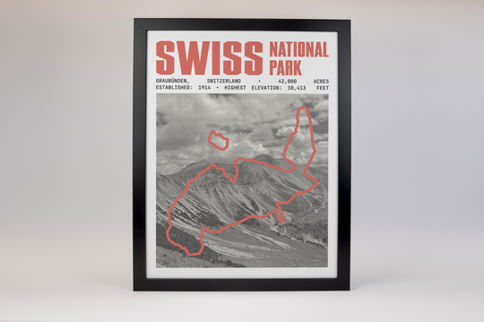 Swiss National Park Poster