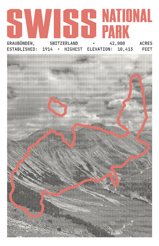 Swiss National Park Poster