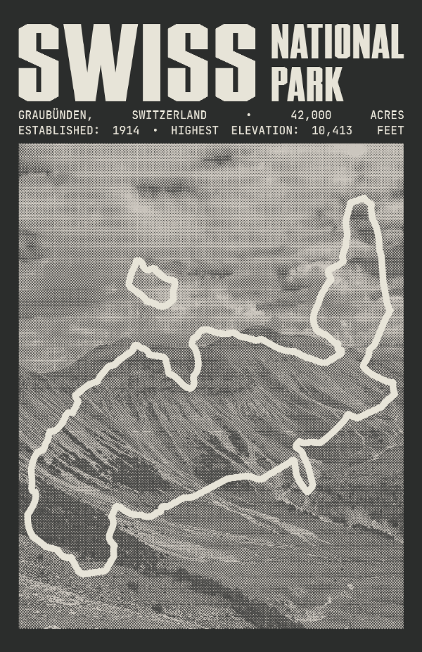 Swiss National Park Poster
