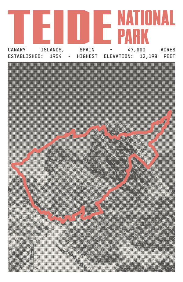 Teide National Park Poster