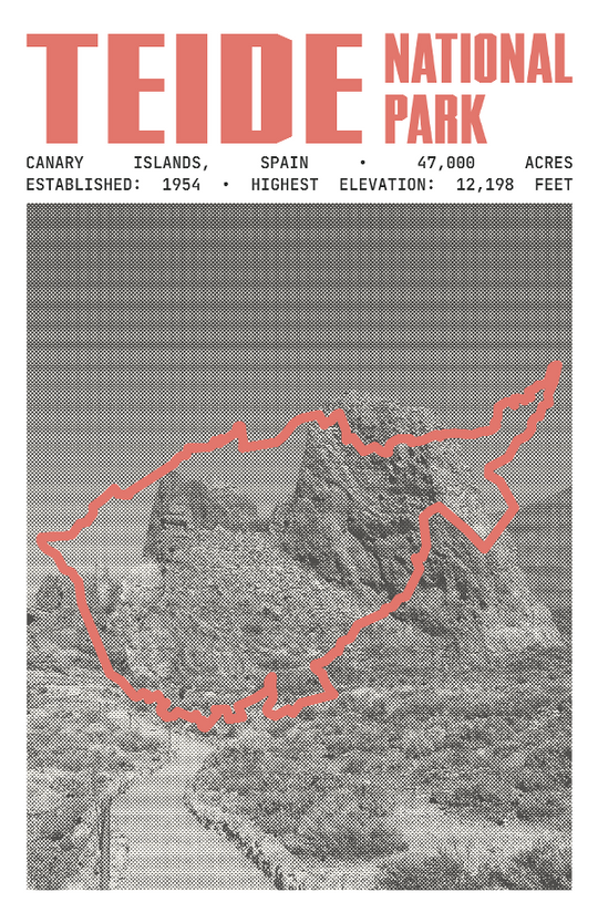 Teide National Park Poster