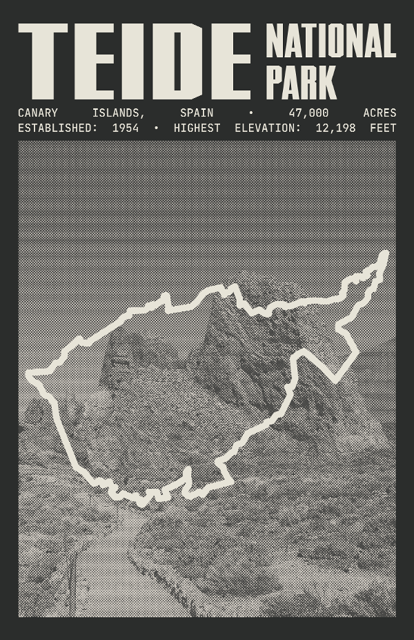 Teide National Park Poster