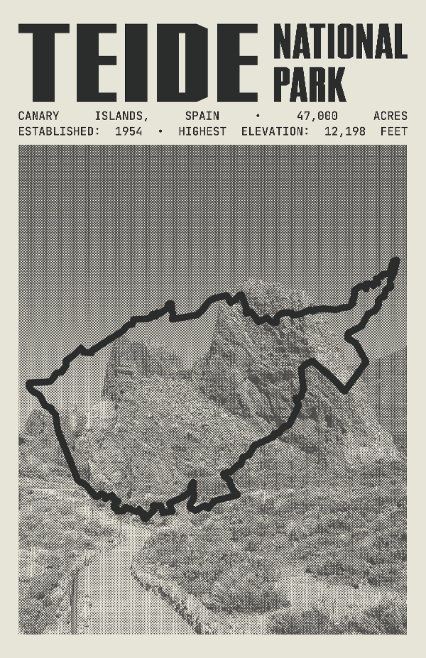 Teide National Park Poster