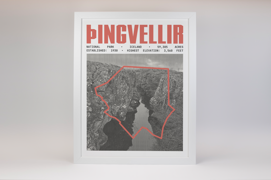 Þingvellir National Park Poster