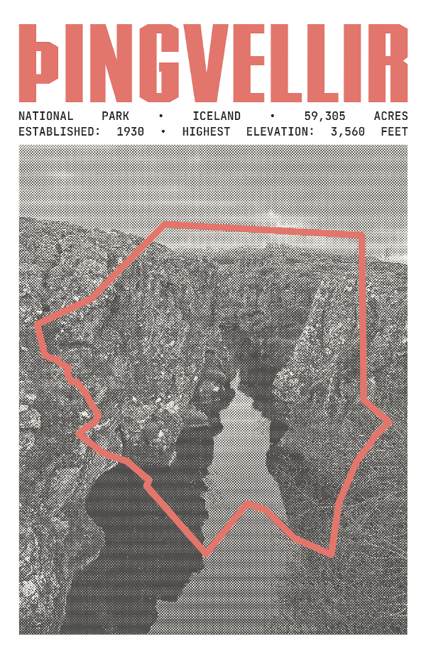 Þingvellir National Park Poster