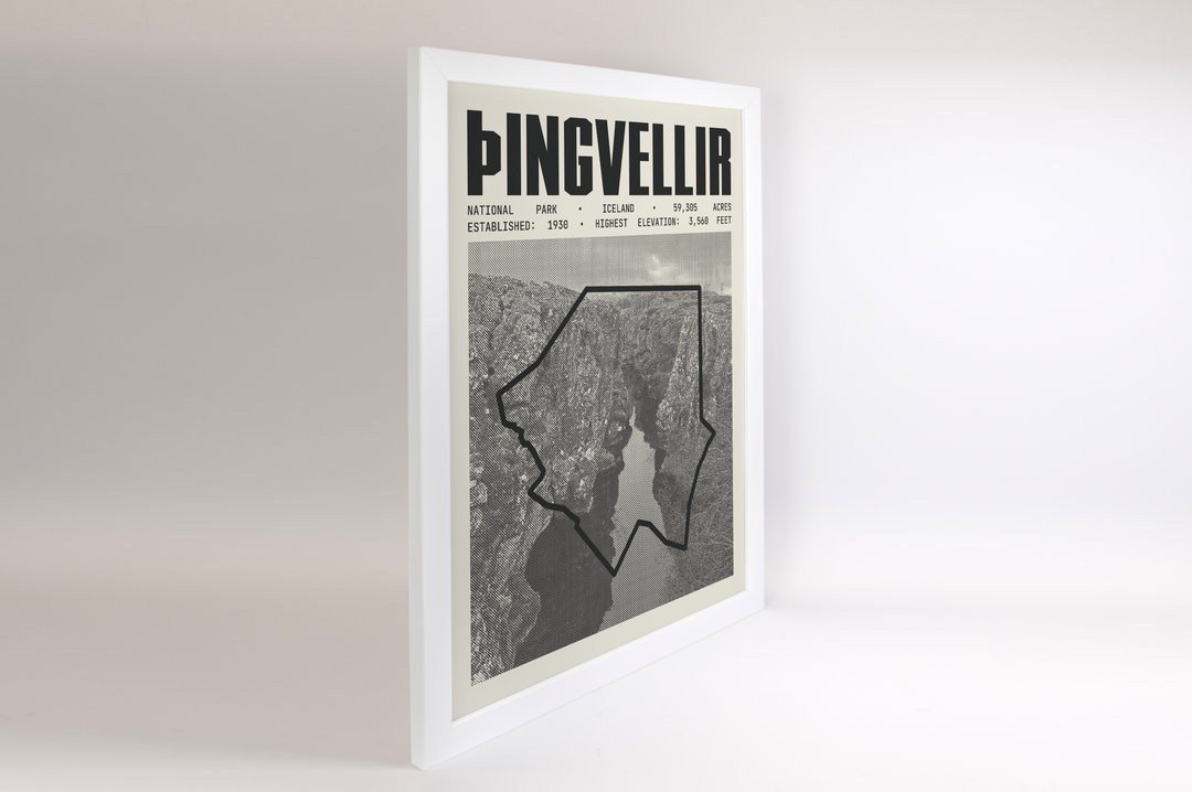 Þingvellir National Park Poster