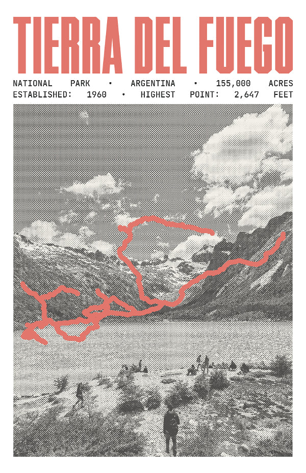 Tierra del Fuego National Park Poster