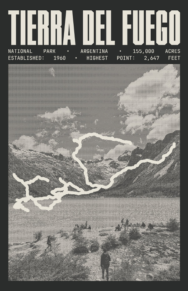 Tierra del Fuego National Park Poster