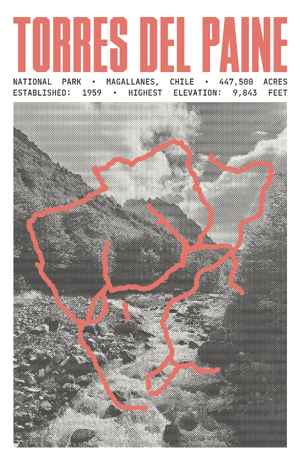 Torres del Paine National Park Poster