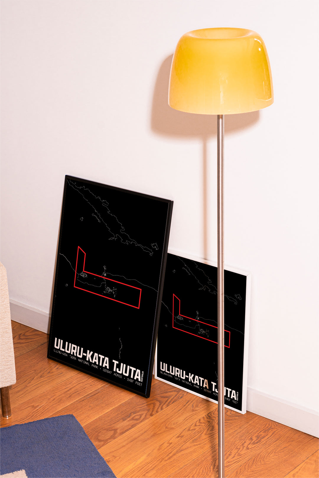 Uluru-Kata Tjuta National Park – Perimeter Map Print