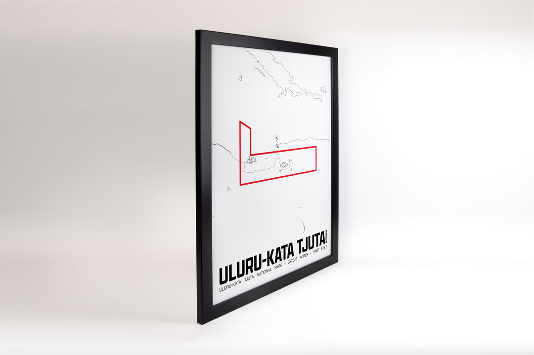 Uluru-Kata Tjuta National Park – Perimeter Map Print